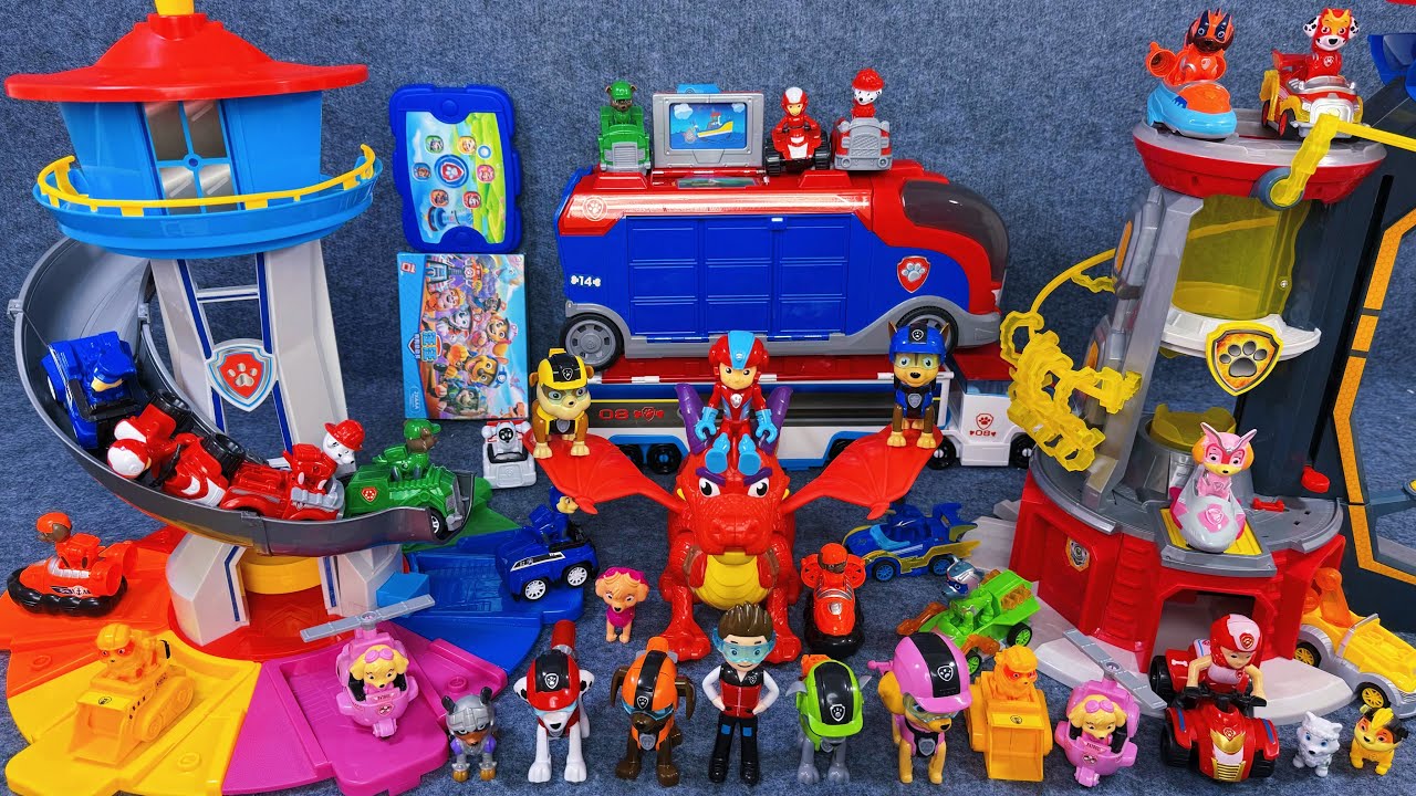 15 Minutes Satisfying with Unboxing Super Cool Paw Patrol Toys Collection Review | ASMR