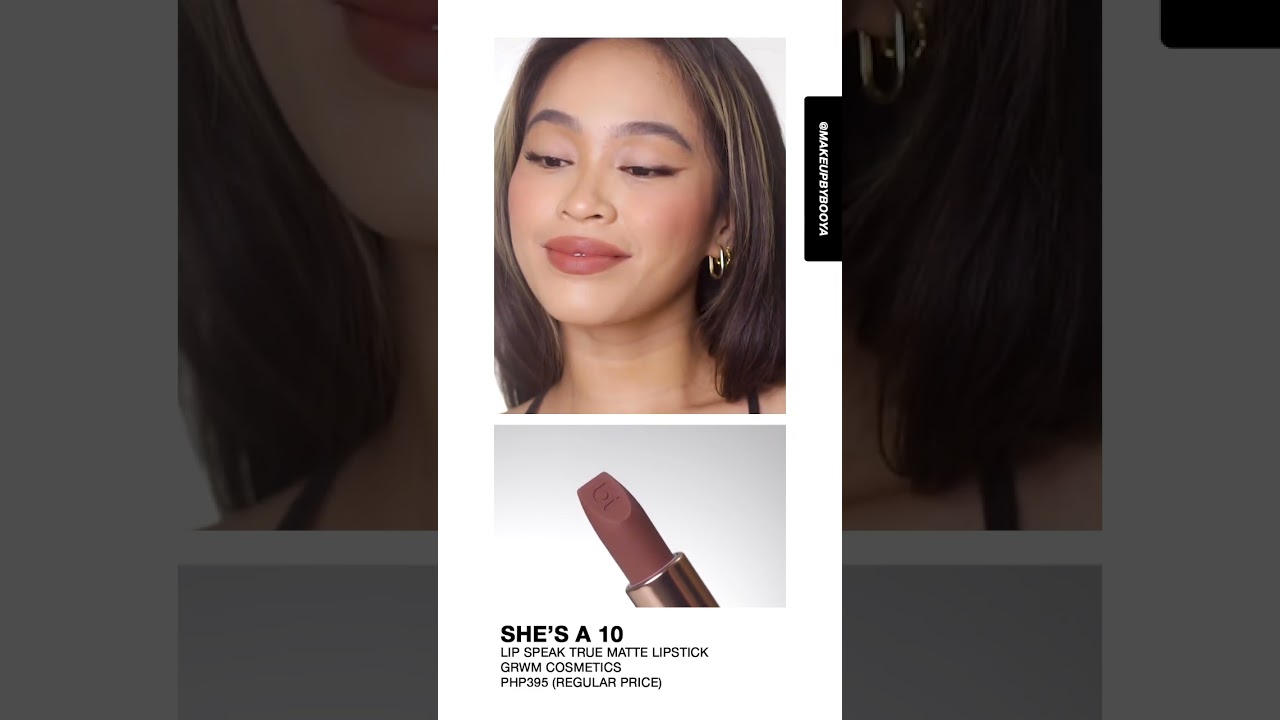 Swatch: GRWM Lip Speak in She's a 10