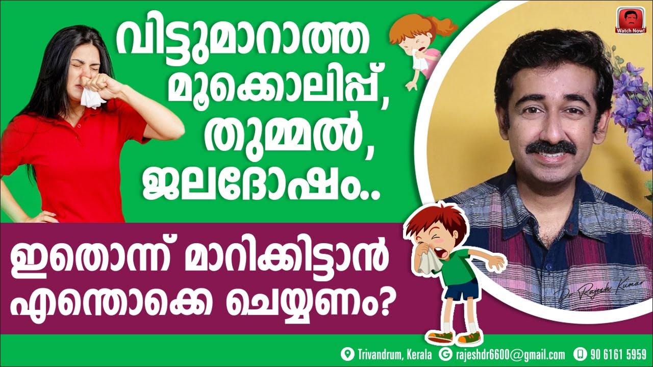 തുമ്മൽ മൂക്കൊലിപ്പ് ജലദോഷം അലർജി.ഇതൊന്ന് മാറാൻ എന്ത് ചെയ്യണം?അലർജിക്ക് കഴിക്കേണ്ട ഭക്ഷണംഎന്തെല്ലാം?