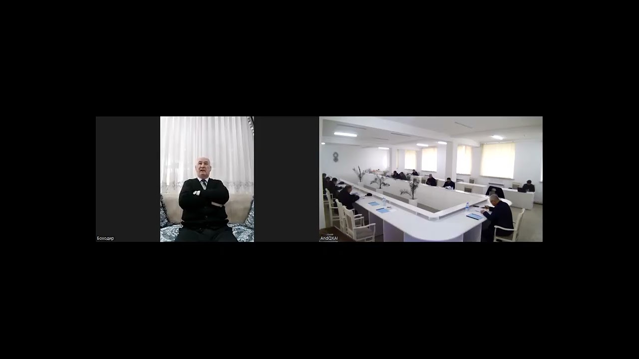 Obidov Oybek Sobitjon o'glining Ilmiy seminardagi Ximoyasi