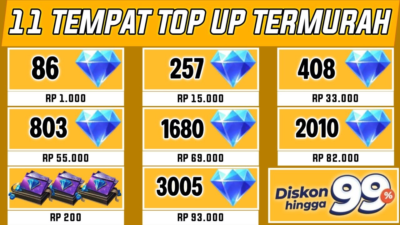 11 TEMPAT TOP UP DIAMOND MOBILE LEGENDS TERMURAH 2025 ! TEMPAT TOP UP DIAMOND MLBB MURAH 2025