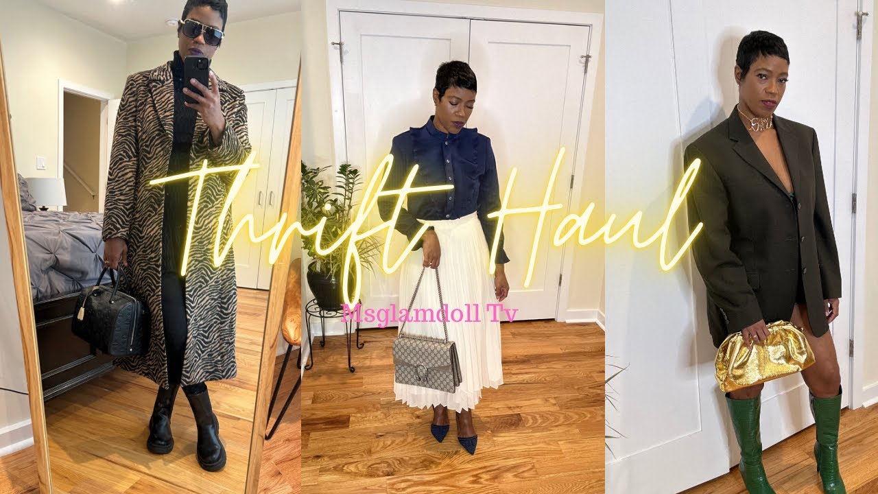 Thrift Haul| First Haul Of 2024| Styling My Finds| Msglamdoll Tv
