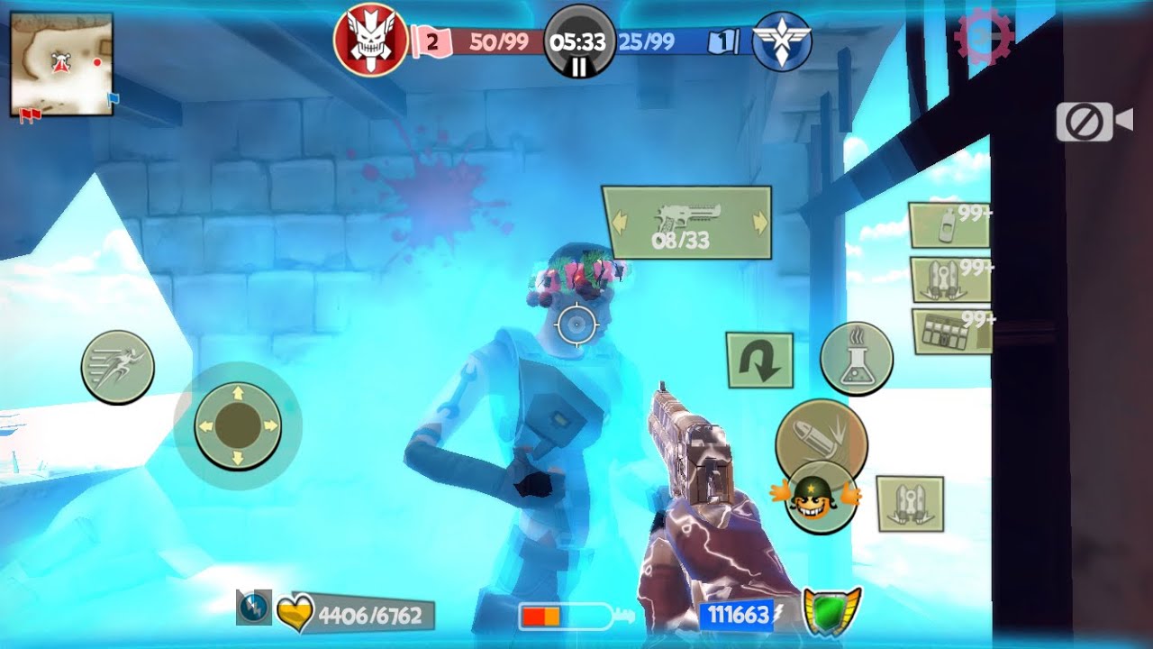 Blitz Brigade Gameplay Part 24 (I have hacker gun and server is funny weird glitch lobby gameplay)