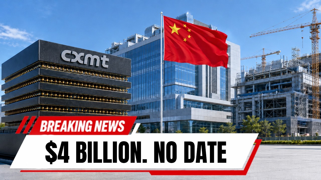 CXMT's HBM3 Raise Says $4 Billion. What It Doesn't Say Is When