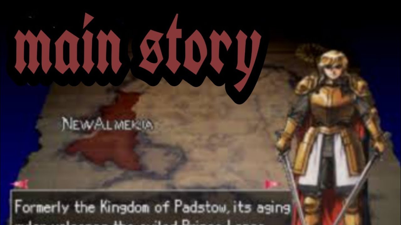 PS1 Almekia Lance Main Story Brigandine: The Legend of Forsena Grand Edition (English Version)