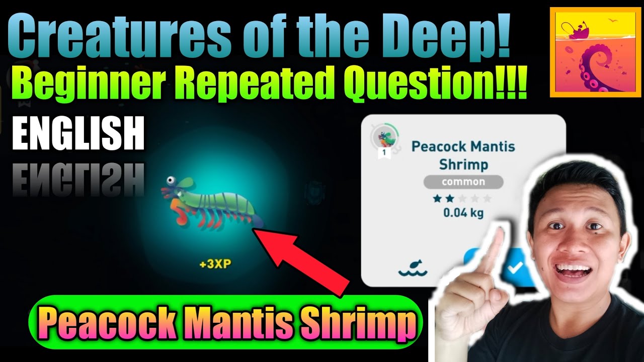 Peacock Mantis Shrimp Creatures of the Deep - How to catch❓