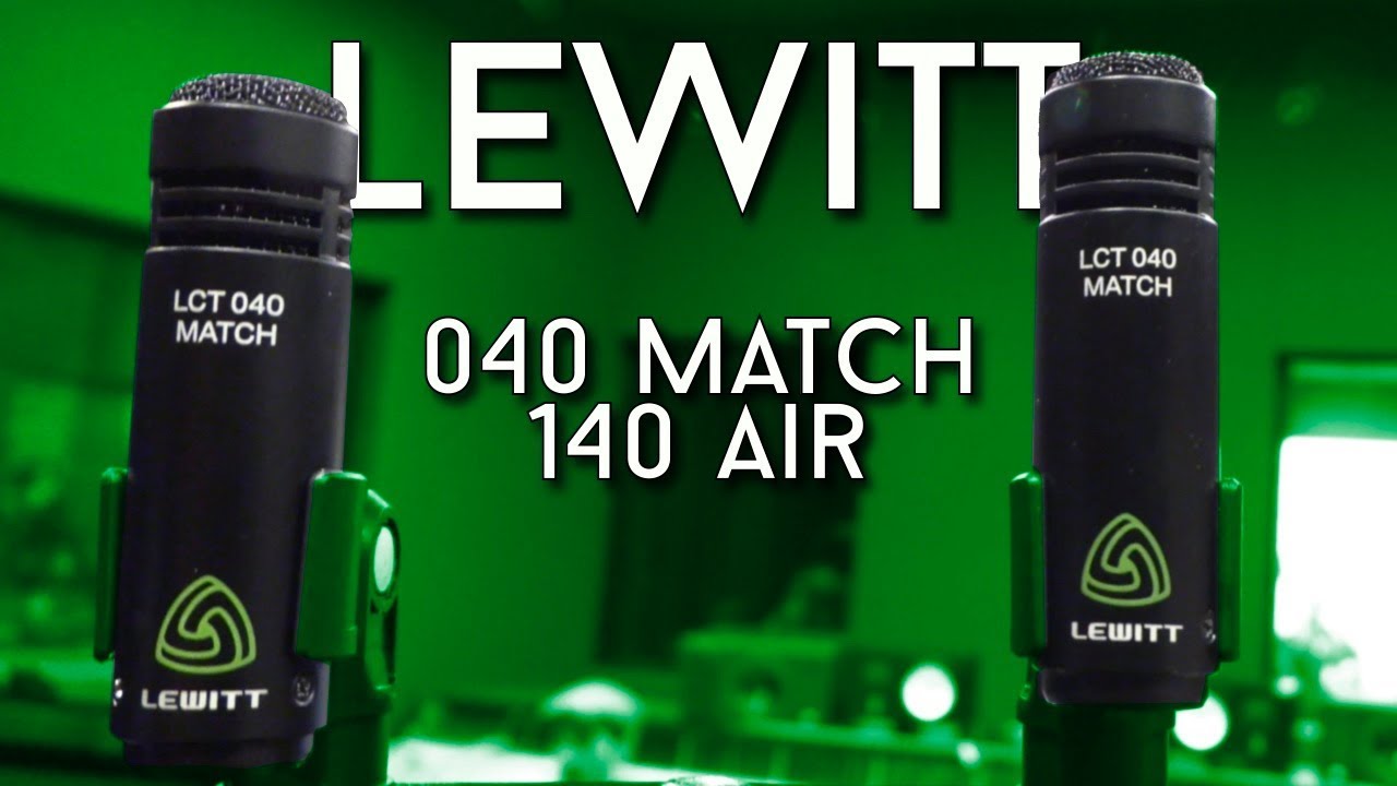 Soooo cute! The new Lewitt MATCH and AIR mics.