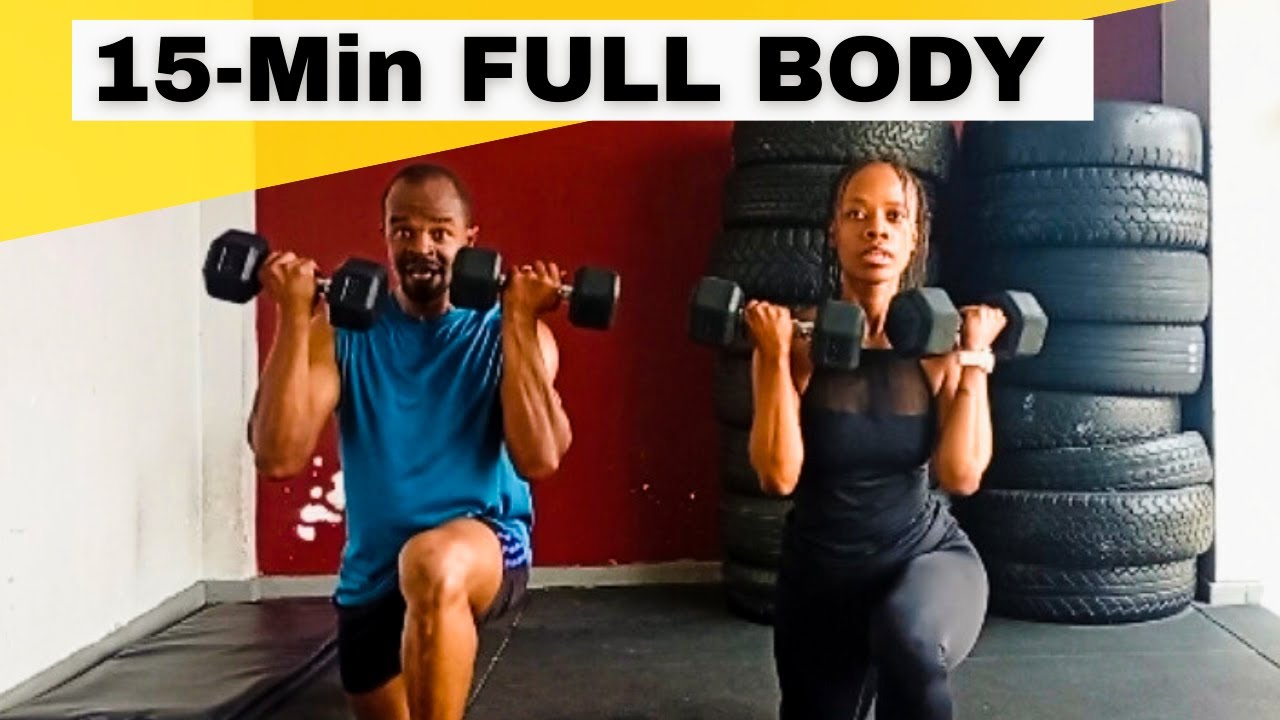 15 -Min Dumbbell Full Body Burn | Build strength & Tone at Home