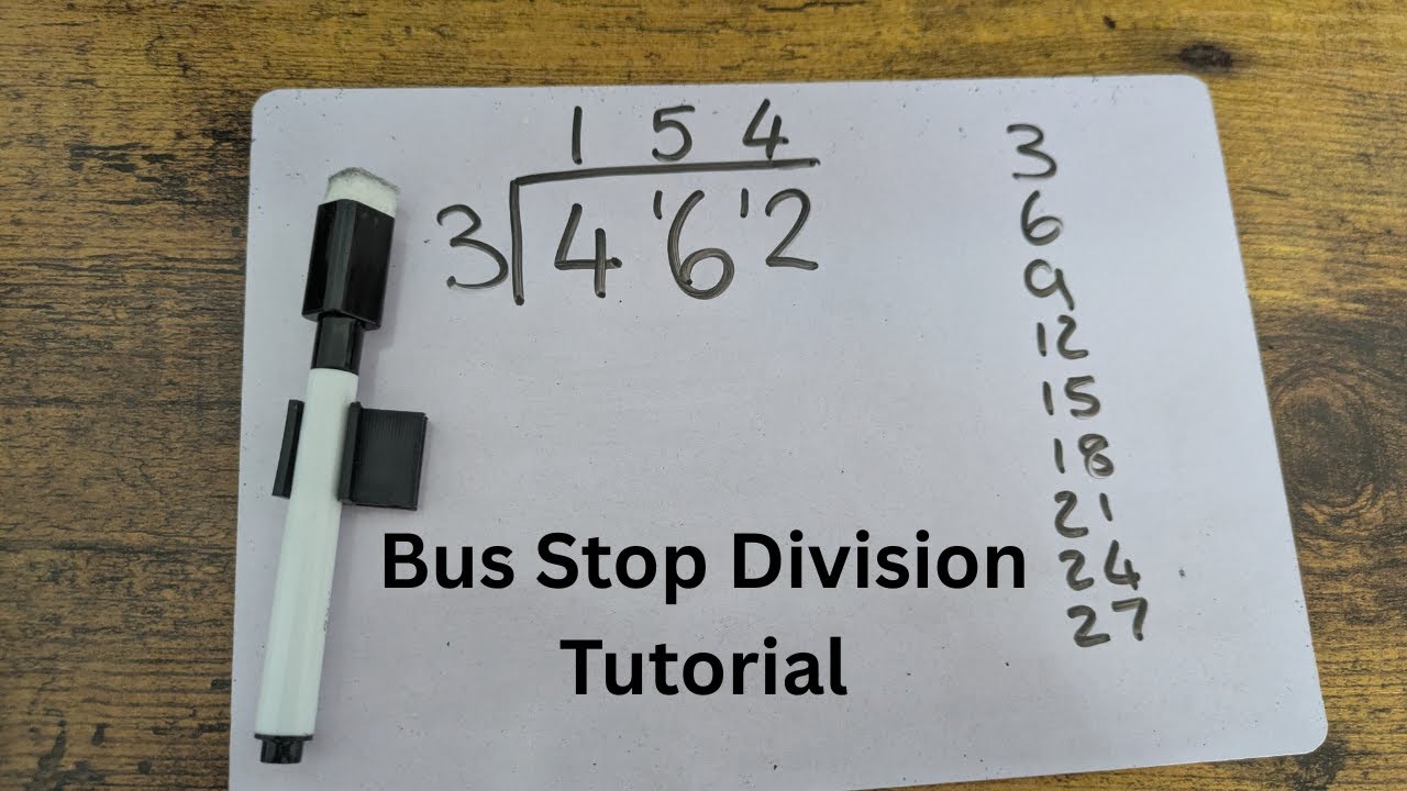 A Guide to Short Division (Bus Stop Division Method)