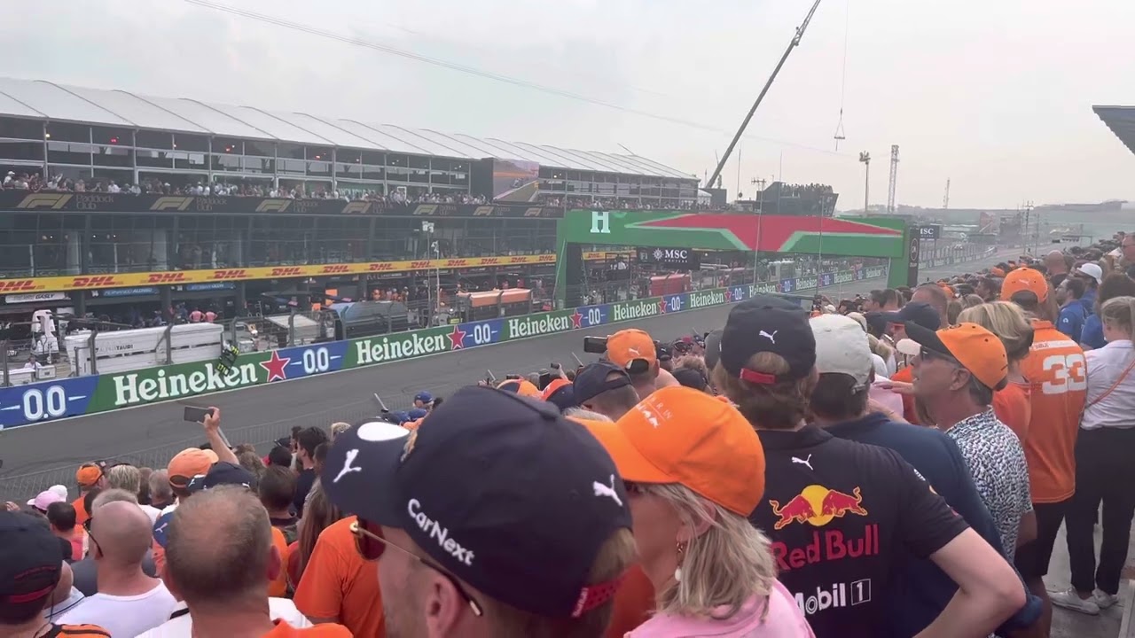 Start of Dutch Grand Prix 2022 (first lap)