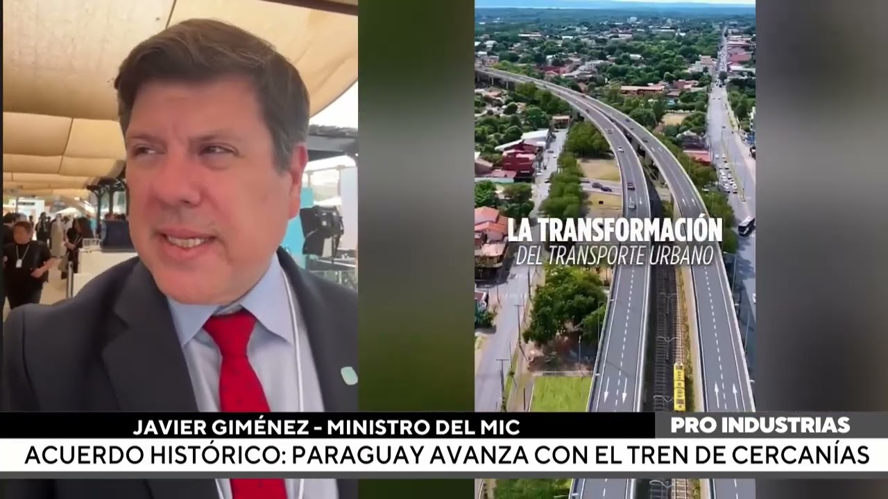 Acuerdo histórico: Paraguay avanza con el tren de cercanías