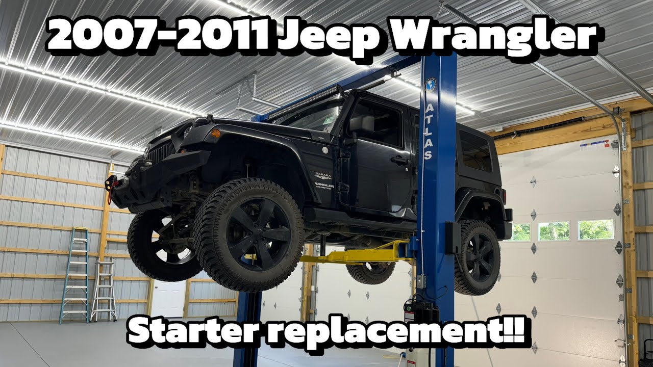 Замена стартера Jeep Wrangler JK/JKU 2007-2011 гг.!!