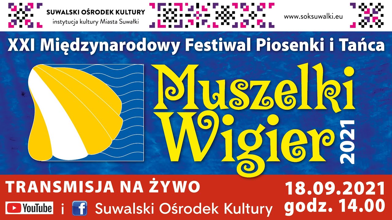 Muszelki Wigier 2021. Międzynarodowy Festiwal Piosenki i Tańca