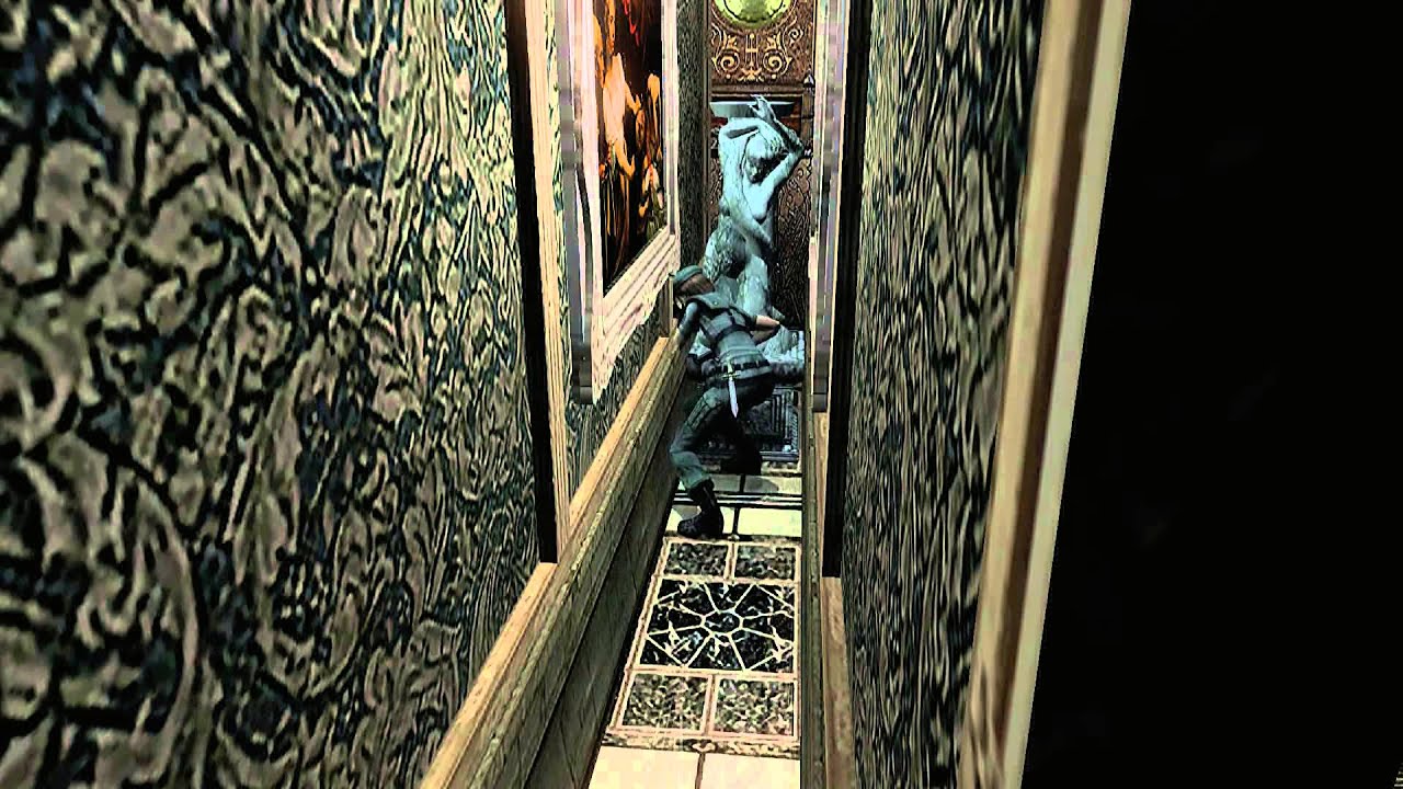 Resident Evil HD Remaster PC - Jill - Moving Walls and Statue Room