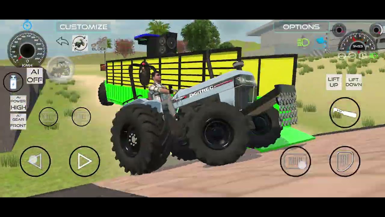 #Indian #vehicles #simulatorr3d #trolley treater loding trep #gameplay #video 