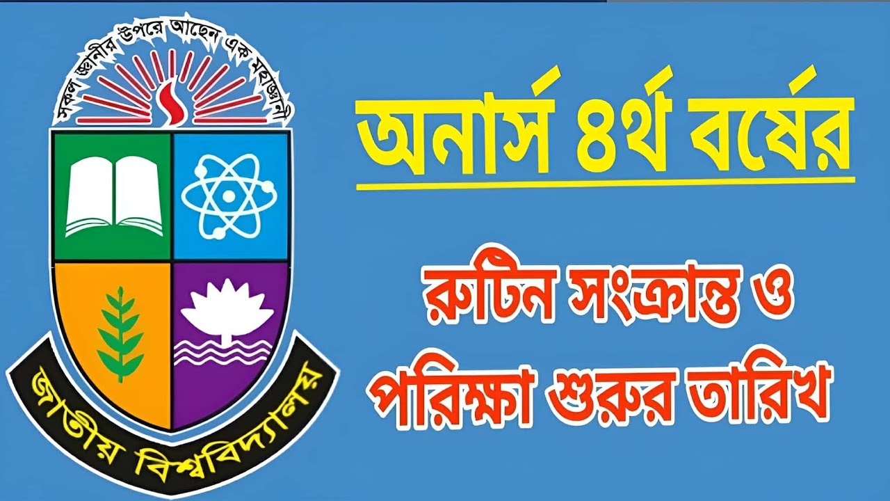When will the Honors 4th year exam be held | Honors 4th year exam 2026 date | National University...