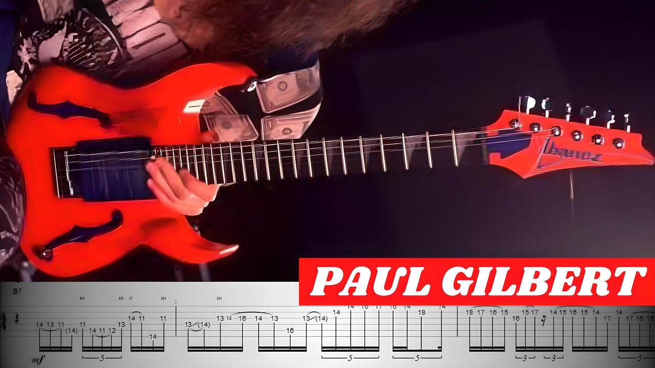 The Secret Behind Those 16th-Note SEQUENCES at 200 BPM!!! PAUL GILBERT