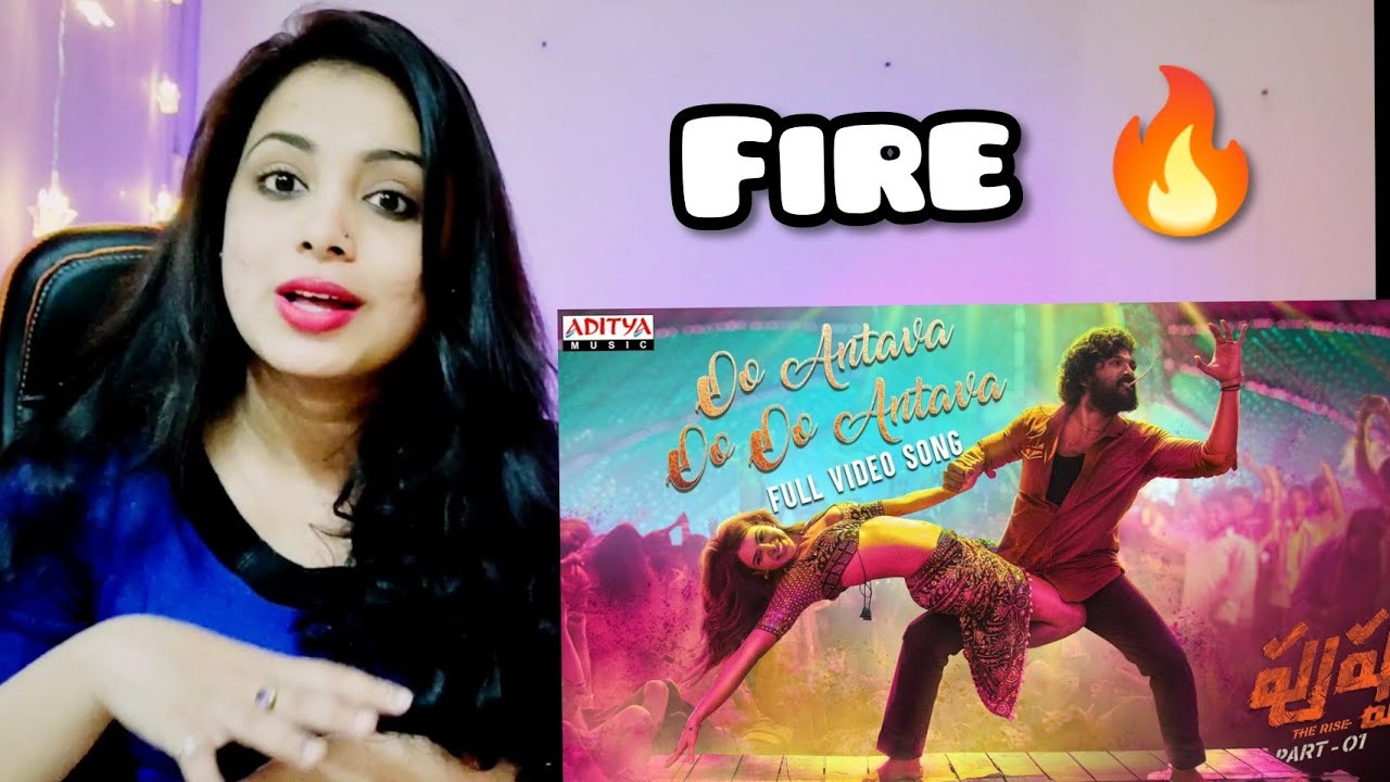 Oo Antava..Oo Oo Antava Full Video Song | Pushpa Songs |Allu Arjun, Rashmika | Reaction