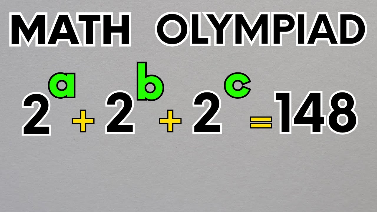Math Olympiad Question For Expert Students | Can You Solve? | Find (a,b,c)=?