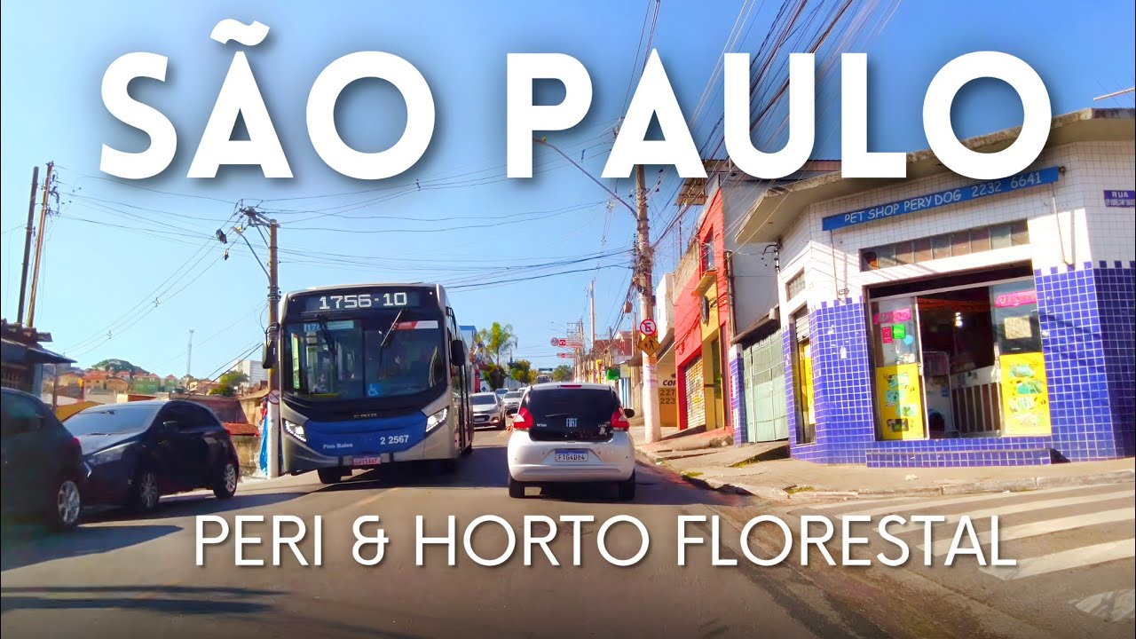 🇧🇷 Peri e Horto Florestal, Zona Norte de São Paulo 4K