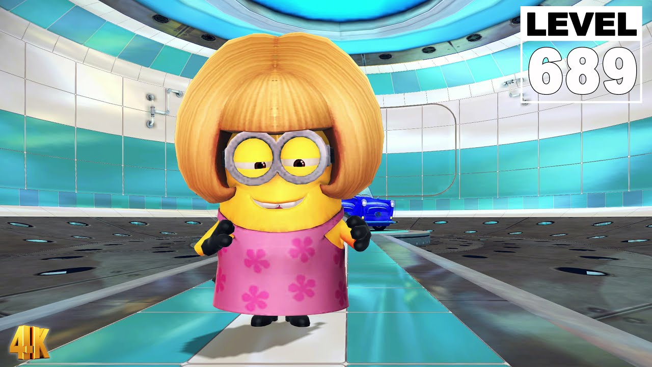 Minion Rush LEVEL689 - Mom Minion get 8K Bananas at Anti Villain League | PC UHD4K 60FPS
