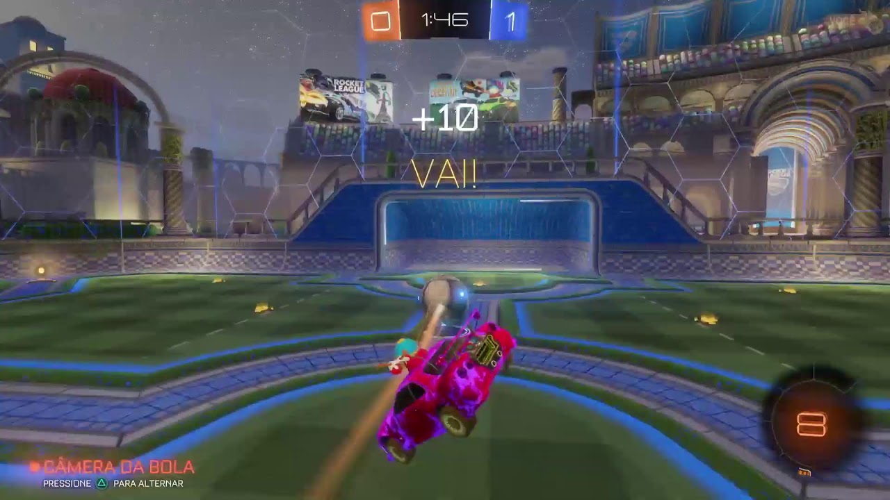 Jogando Rocket League