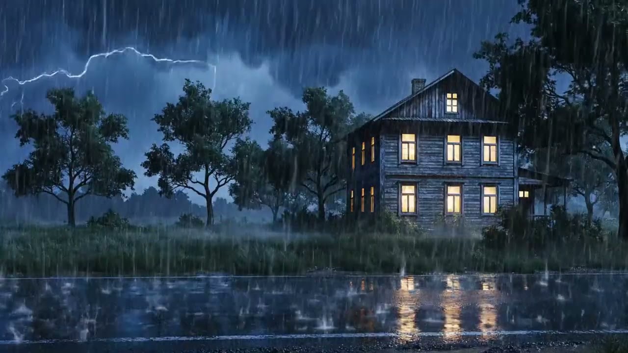 10 Hours Rain Sounds 🌧️ | Non-Stop Sleep, Relaxation & Meditation