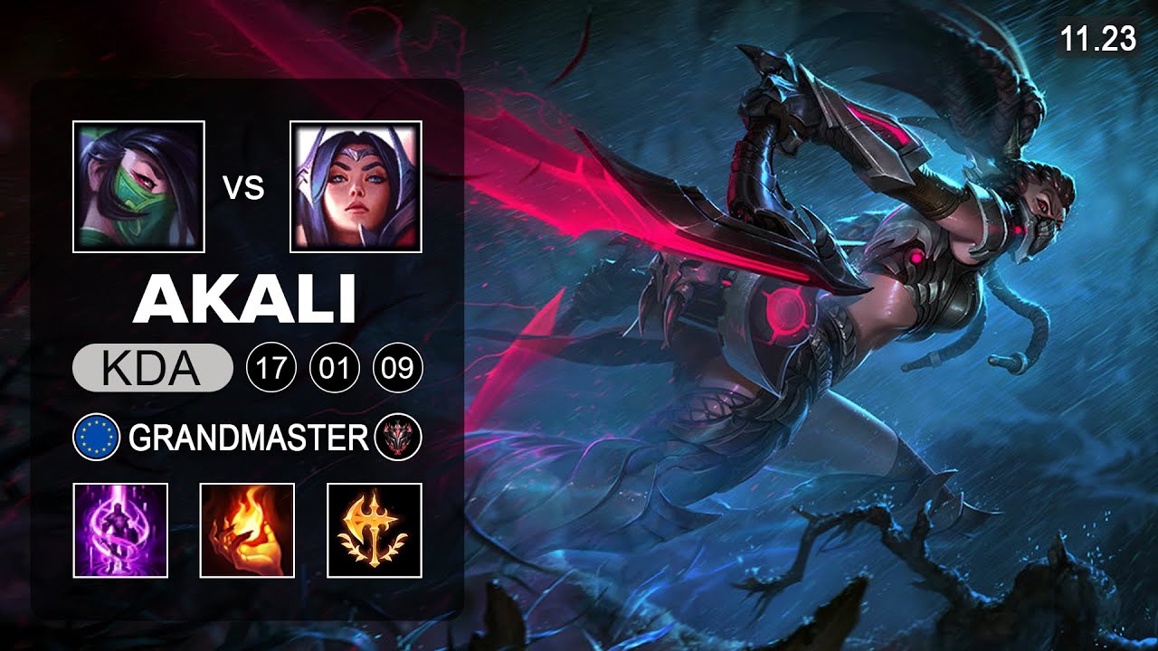 Akali Mid vs Irelia - EUW Grandmaser - PreSeason 12 Patch 11.23