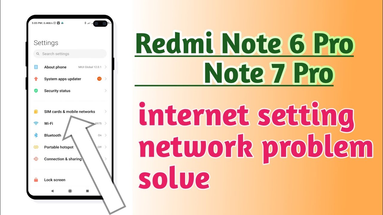 Redmi note 6 Pro , Redmi note 7 Pro , Network problem internet setting problem solve How to use