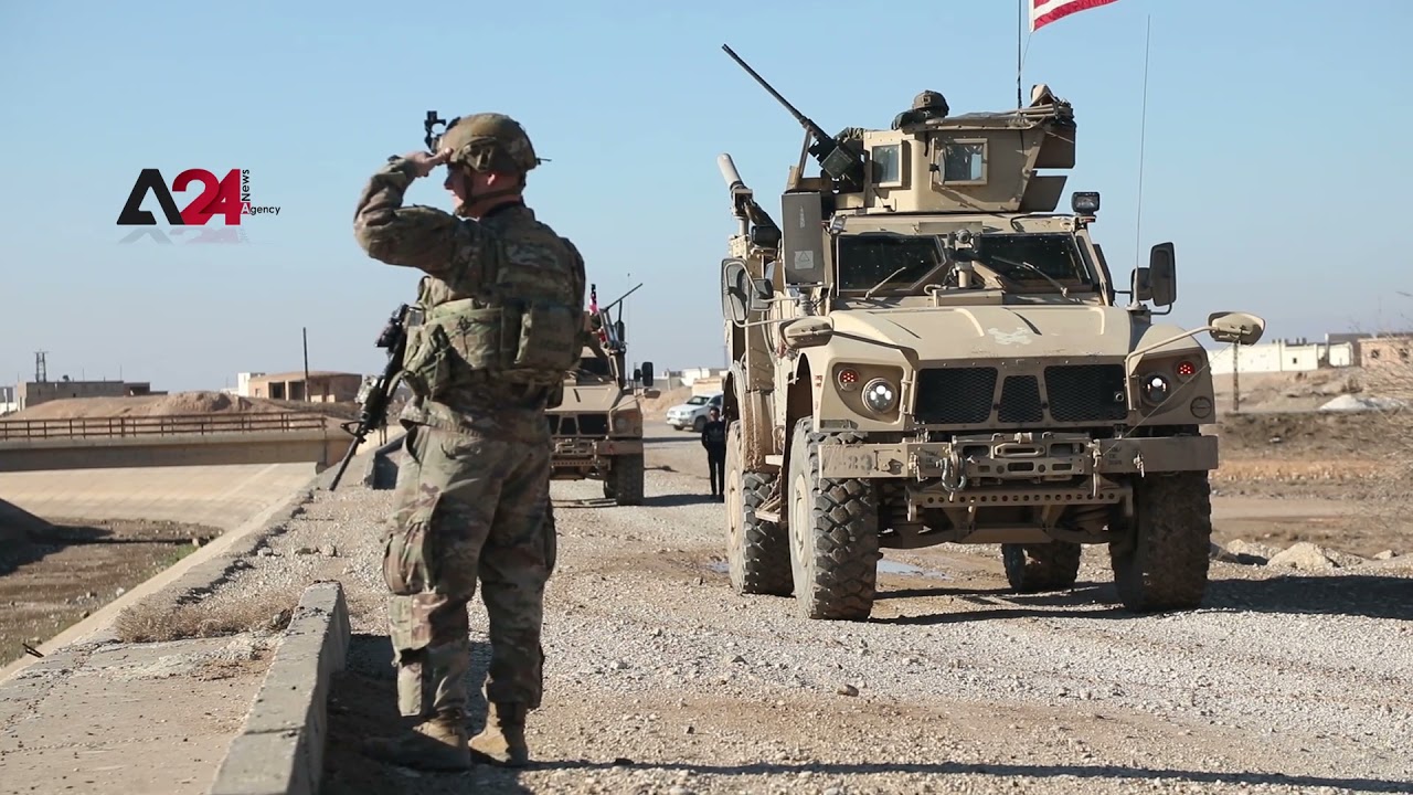 Syria &ndash; American military patrols the countryside of Tal Tamr following clashes in the area