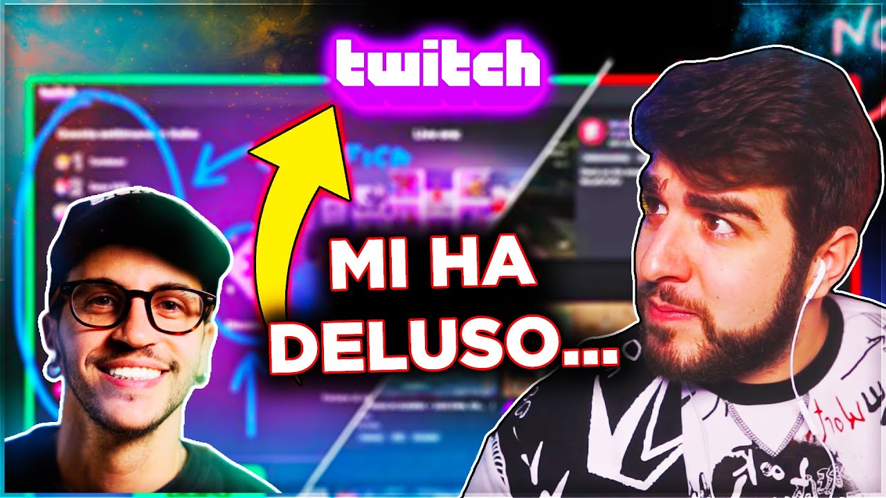 REAGISCO al TWITCH ReDESIGN di 