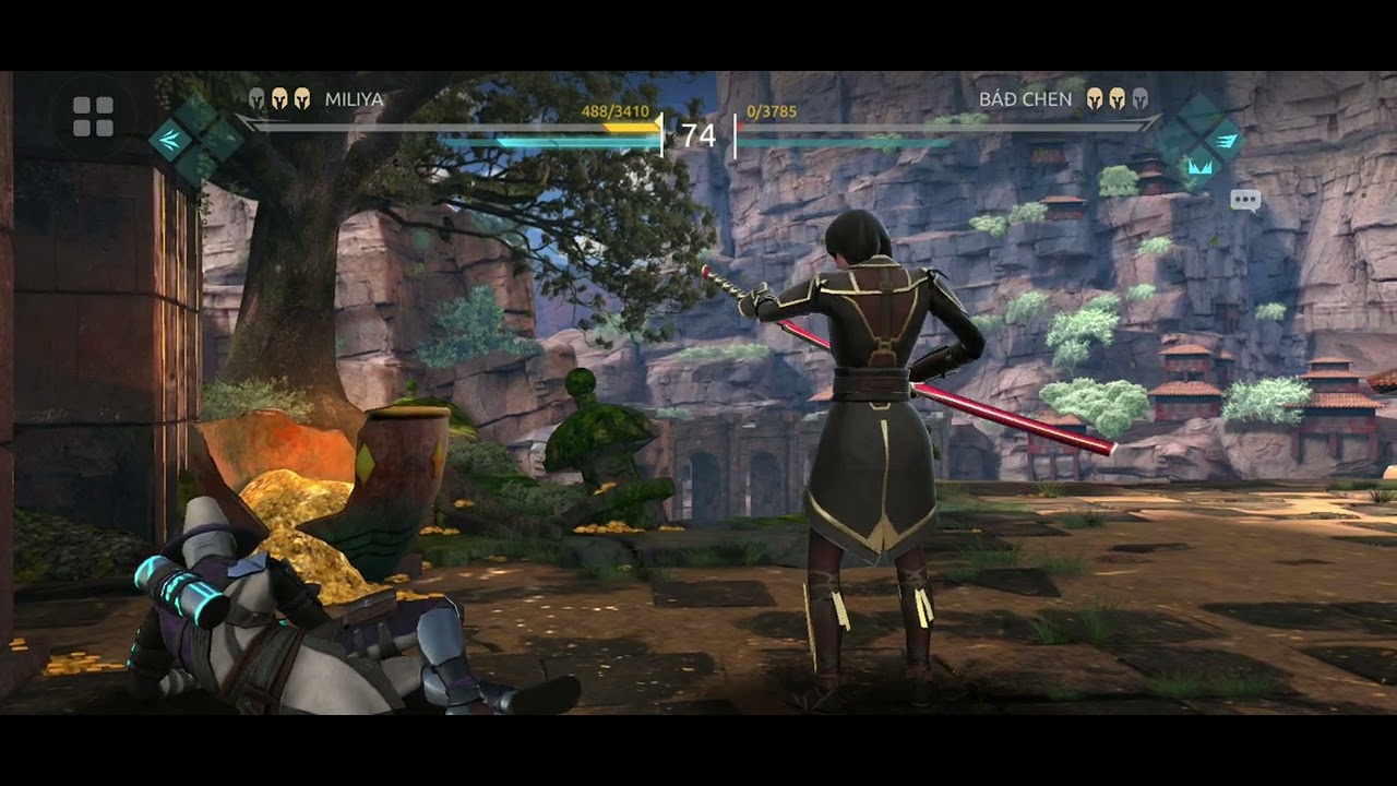 Shadow Fight 4.....(Monkey King,, Kibo,, Fireguard)
