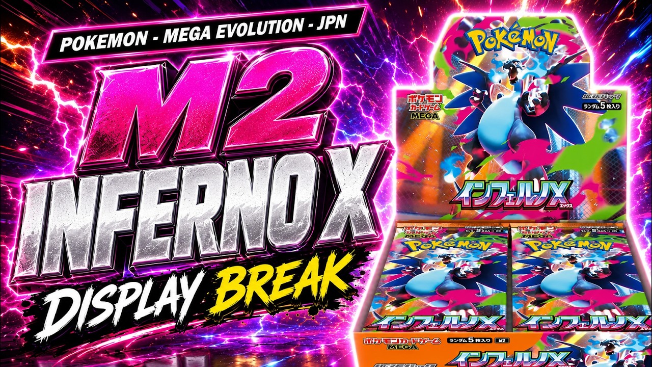 🔥 Mega Inferno X - m2 - Display - Break 🔥- Pokemon TCG