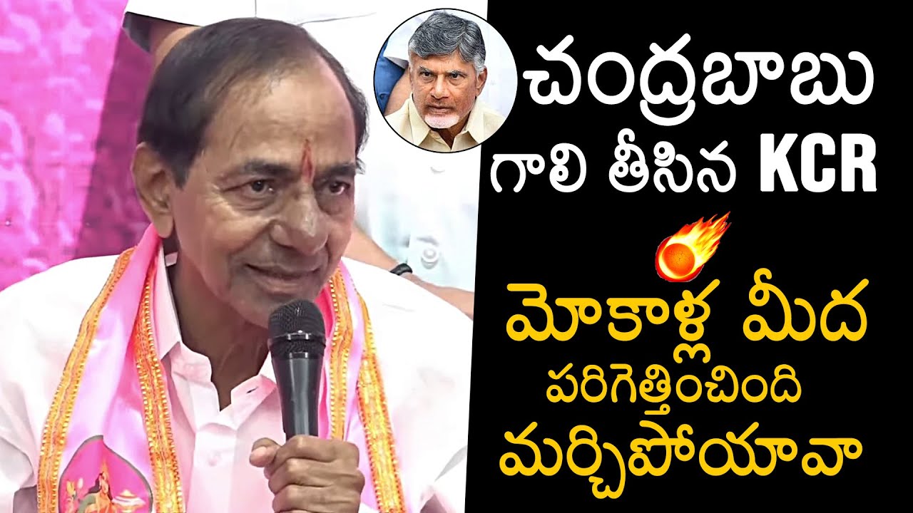KCR Aggressive Comments On CM Chandrababu Naidu | KCR Press Meet | Telangana News | News Buzz