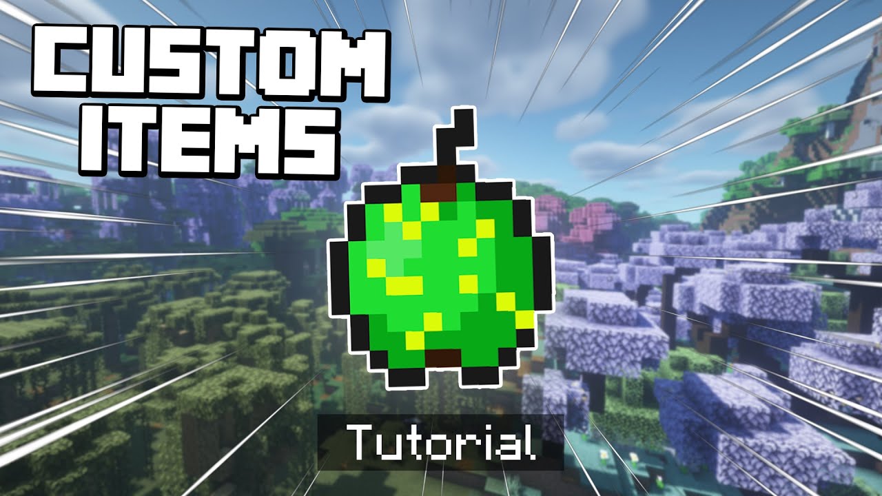 How To Add CUSTOM Items To Your Minecraft Server
