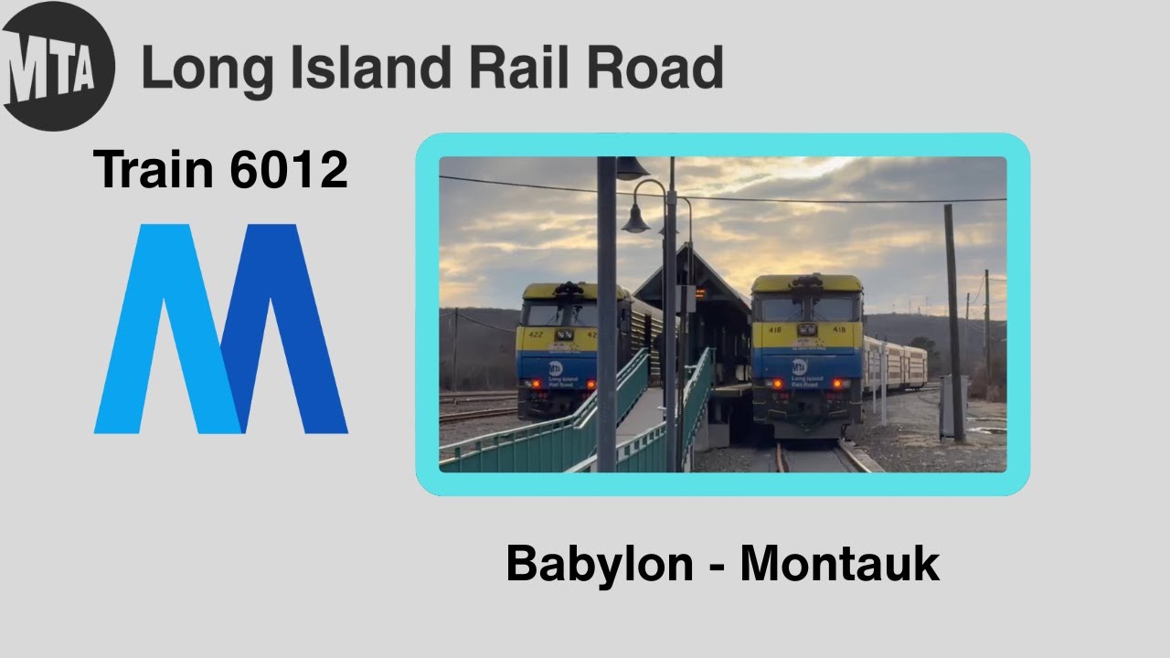 MTA LIRR: Aboard Train 6012 - Babylon to Montauk