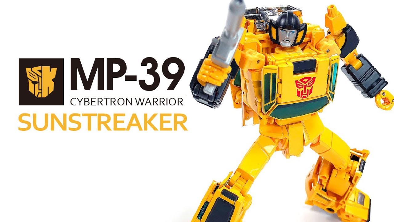 KL變形金剛玩具分享249 MP-39 閃電光／飛毛腿／太陽紋 Masterpiece Sunstreaker
