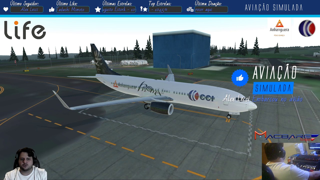 VOO SIMULADO X PLANE 11 DE MAR&Iacute;LIA AT&Eacute; CAMPINAS - VATSIM