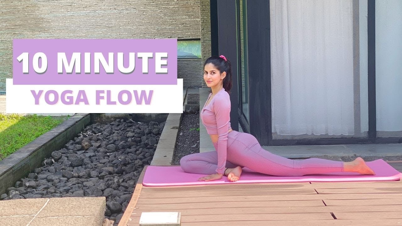 10 Minute Yoga Flow for deep stretching and strength I Sakshi Malik