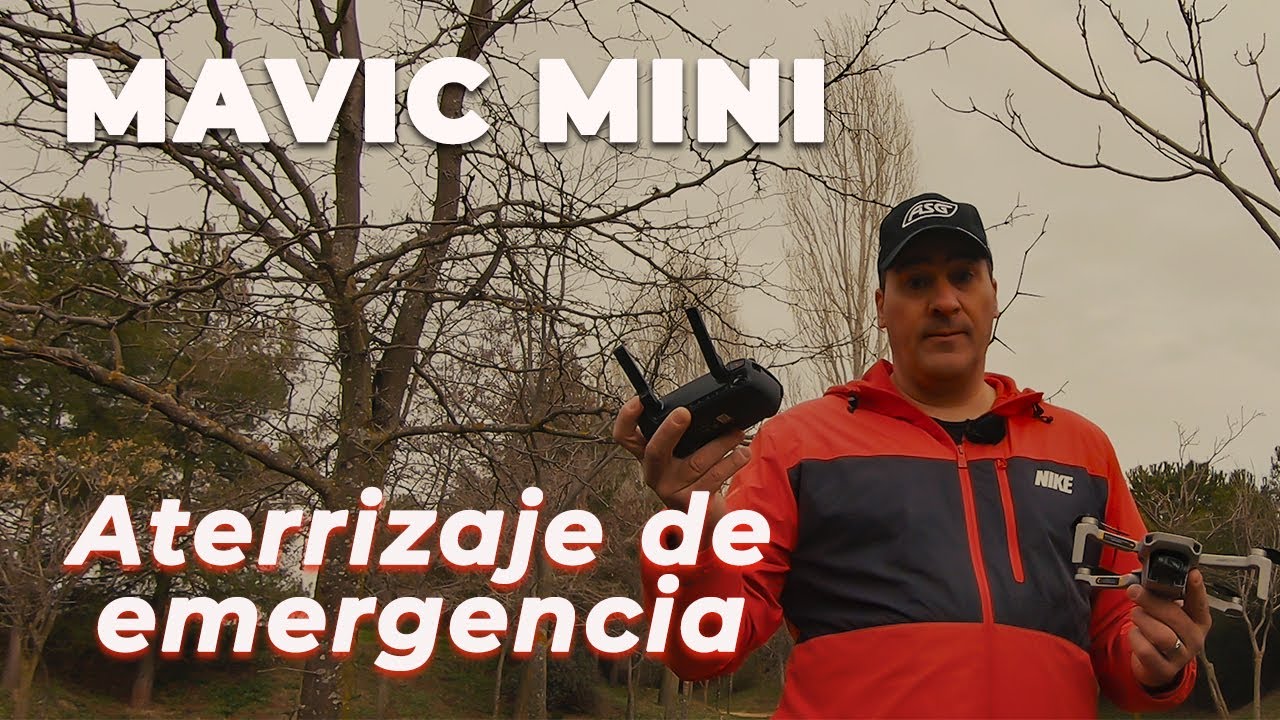 MAVIC MINI Aterrizaje de Emergencia
