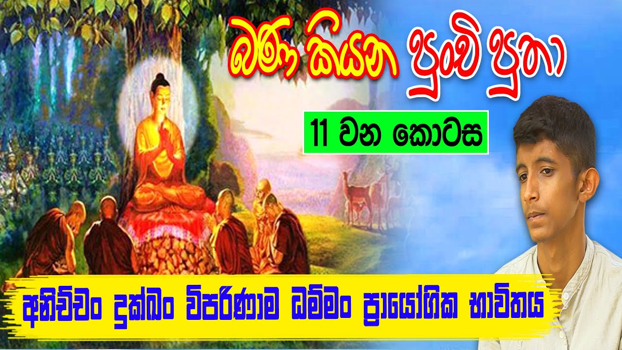 අනිච්චං දුක්ඛං විපරිණාම ධම්මං ප්‍රායෝගික භාවිතය || SiwhelaTV || Part 11