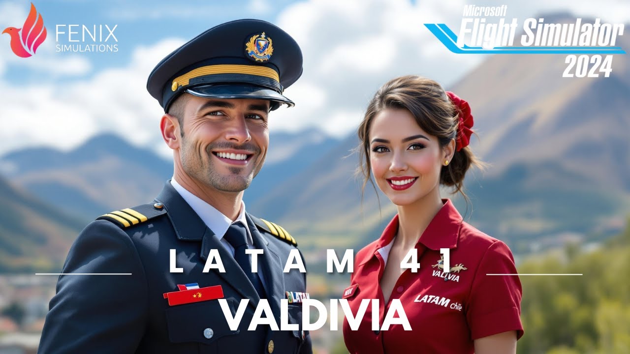 MSFS2024 | Fenix | A320 | LATAM | Landing Valdivia w/BeyondATC/FS2Crew