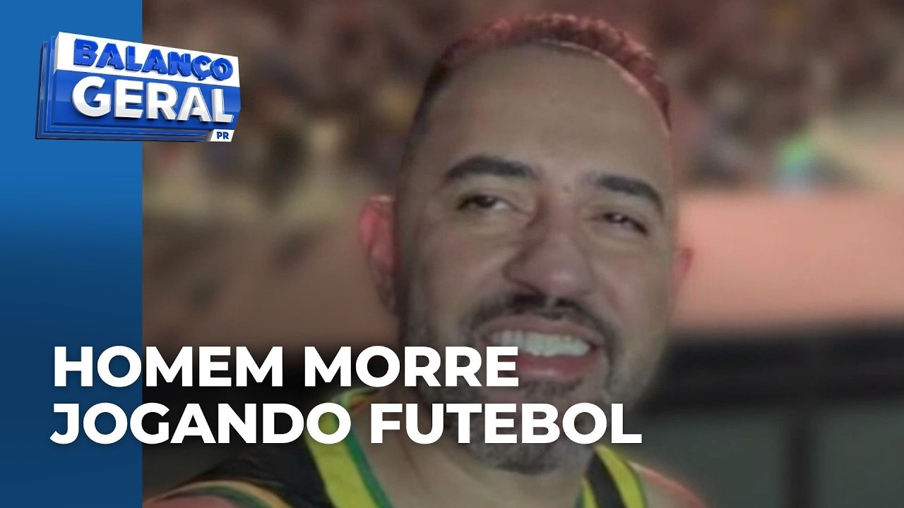 Homem sofre mal súbito enquanto jogava futebol em Maringá
