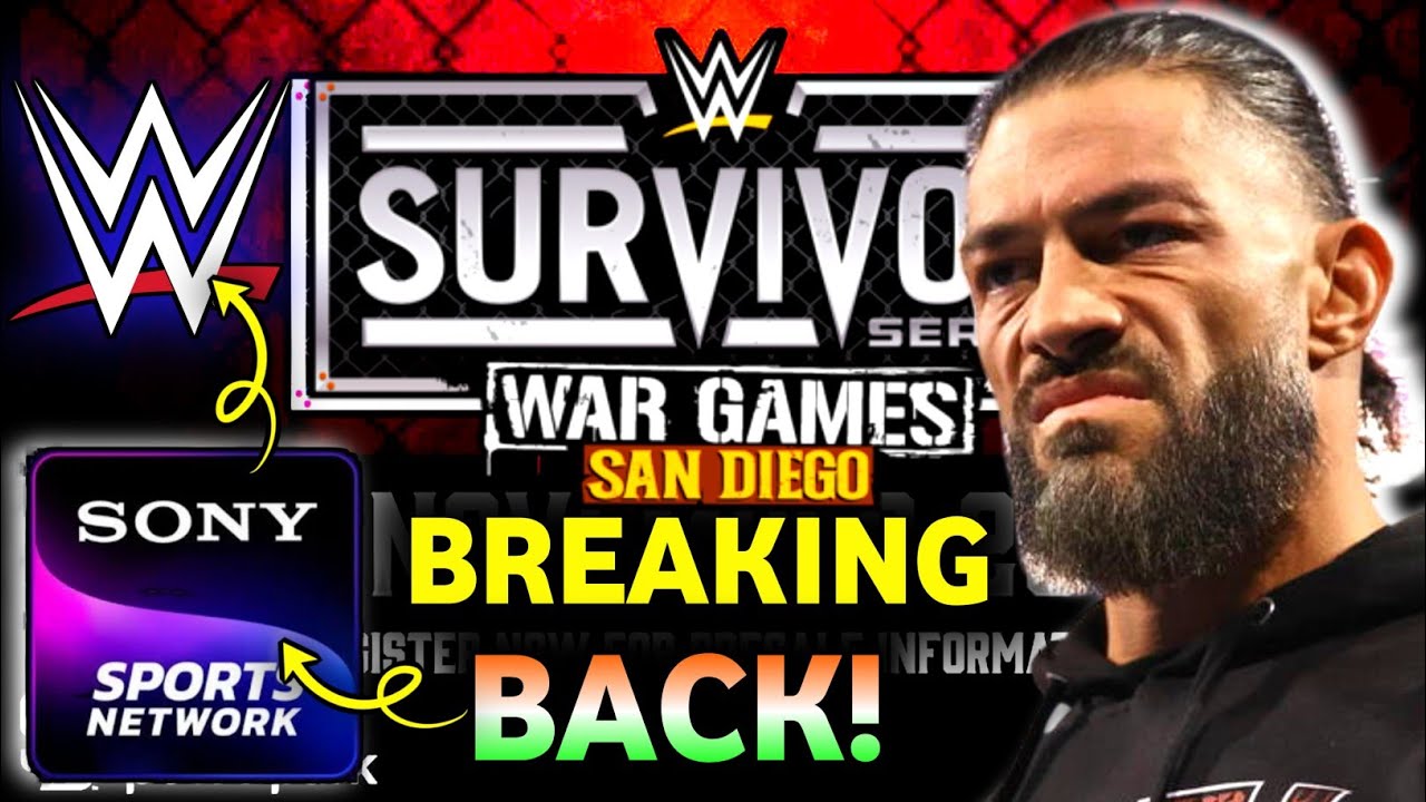 WWE Survivor Series War Games on Sony Sports Network|WWE back on Sony Sports Network|Sony Sports|WWE
