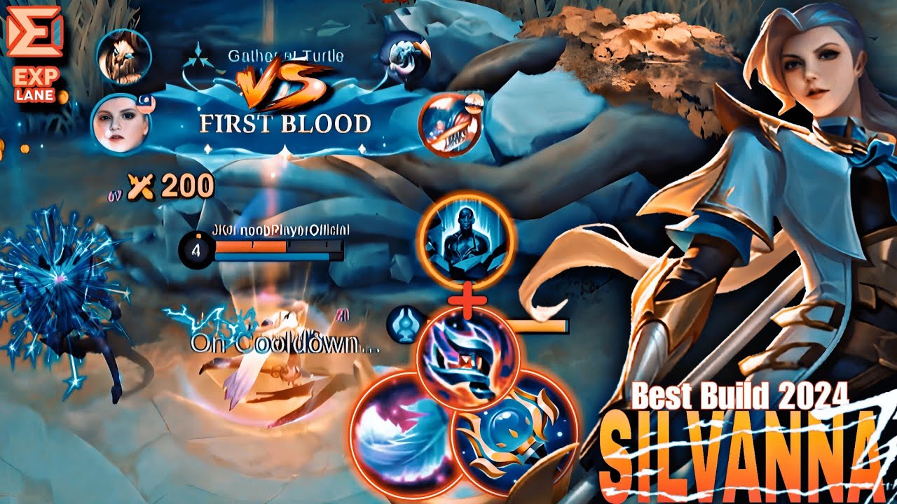 FIRST MATCH AFTER RANK DROPPED | SILVANNA BEST BUILD 2024 | SILVANNA #mobilelegends