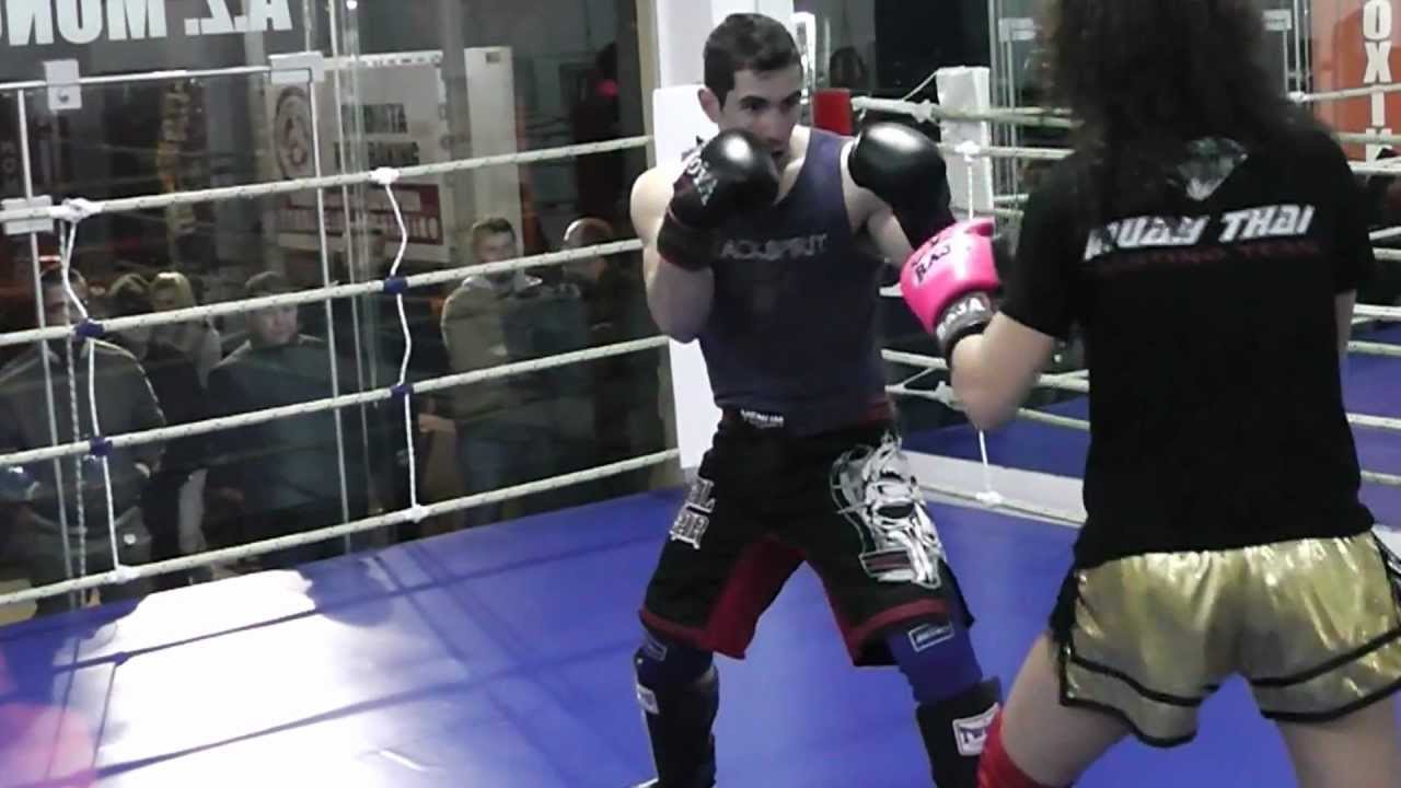 Marianna Kalergi VS - Meletis Kakoubavas - sparring Chalkida 2012 by RingStories.GR