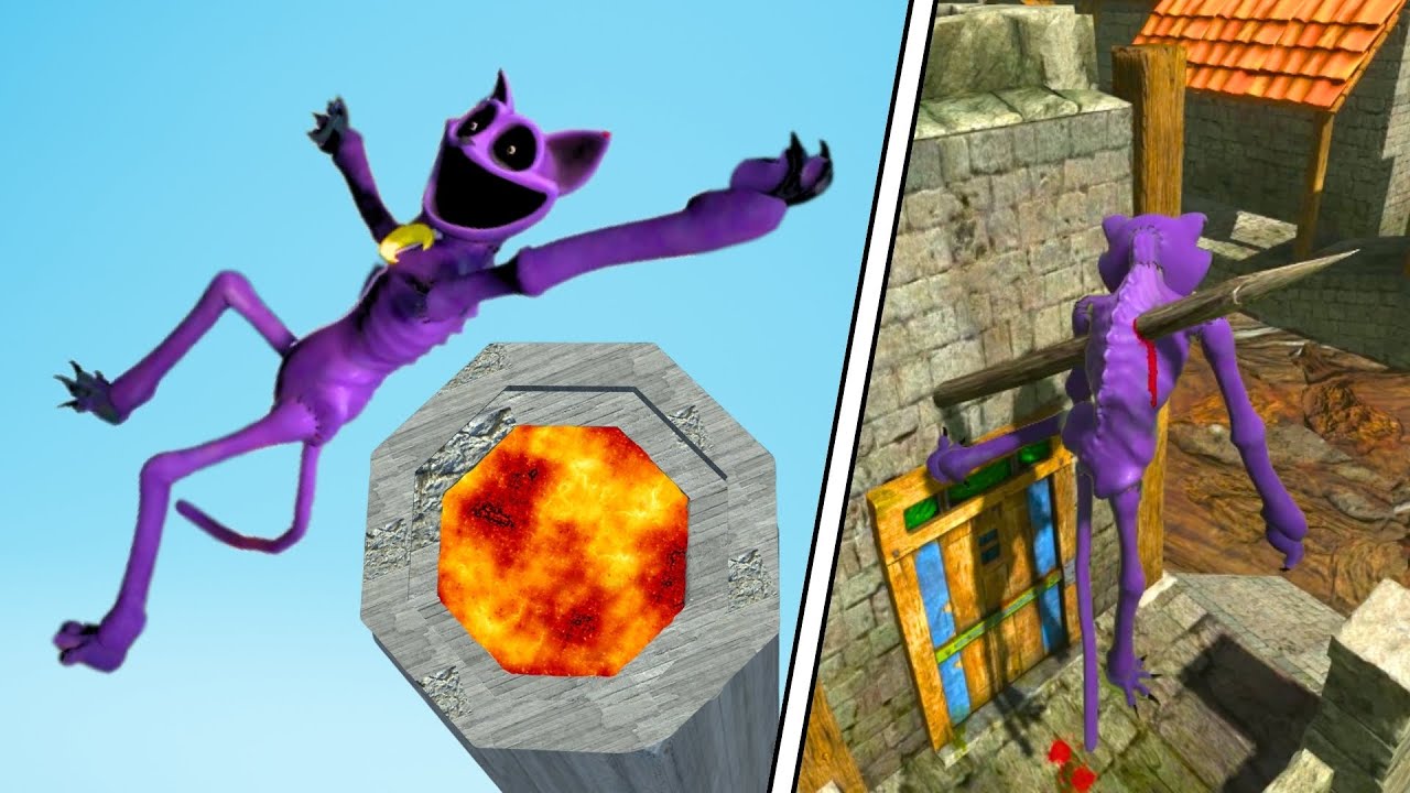 Poppy Playtime Catnap NPC Ragdolls Physics Compilation #90 | Overgrowth