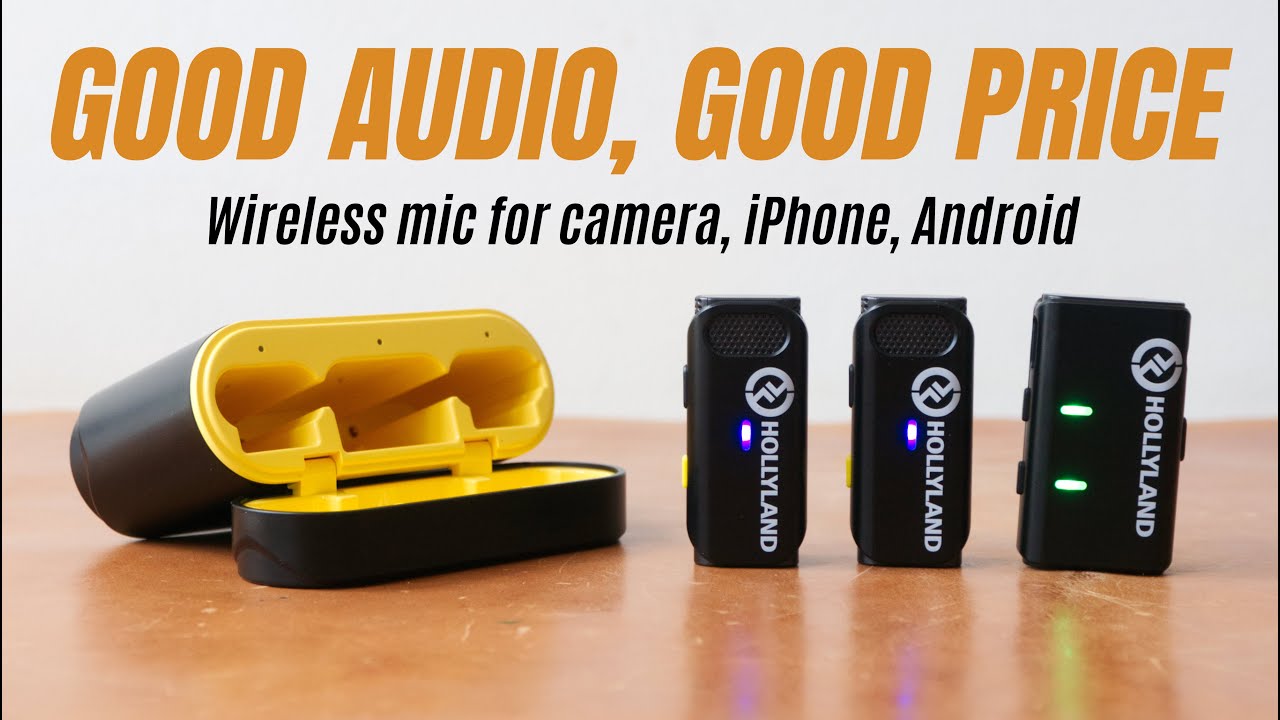 Hollyland Lark M1: Affordable Wireless Mic for Camera, iPhone, Android