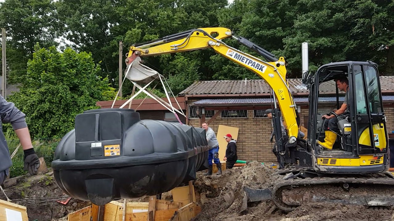 Abwassertank einbau am 23 06 2018