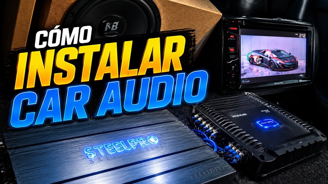 COMO INSTALAR UN EQUIPO DE SONIDO PASO A PASO